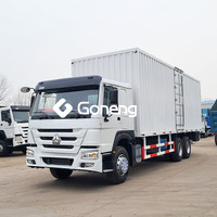 Prix de livraison usine 20 25 30 tonnes Camion fourgon utilitaire Howo 6x4 d'occasion 371 375 ch Sinotruk
