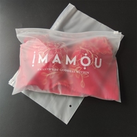 Sac plastique personnalisé à fermeture éclair, mat, pour soutien-gorge, emballage scellé pour vêtements, pochette pour bikini, sac en vinyle pour t-shirt, vente en gros, unités