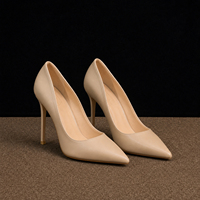 Vente en gros usine : Chaussures élégantes à plateforme et talons aiguilles, respirantes, d'été, à découpe légère, grande taille, couleur abricot, 8cm 10cm 12cm