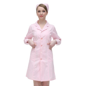 उच्च गुणवत्ता वाली प्रयोगशाला कोट सफेद प्रयोगशाला कोट सर्जिकल गाउन 100% कपास के कपड़े पहले डॉक्टरों और नर्सों के लिए पहले स्क्रब सूट - Product Image 5