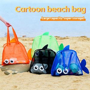 Linda Bolsa de Aseo de Malla para la Playa, Diseño de Ojos de Dibujos Animados para Niños, Portátil y Multiusos, Talla Única para Todos, Ideal para Viajes de Verano - Product Image 3
