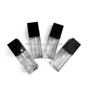 ขวดโลชั่นเครื่องสำอางทำจากแก้วเปล่าขนาด300มล. 500มล. หรูหรา - Product Image 3