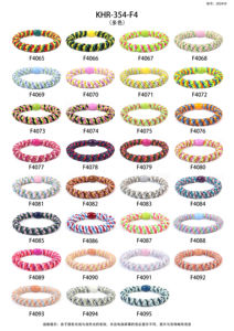 कोरा फैशन कस्टम डिजाइन लोचदार मिश्रण चमकदार रंग मोटी विभिन्न बालों के लिए महिलाओं के लिए लोचदार बाल बैंड - Product Image 6