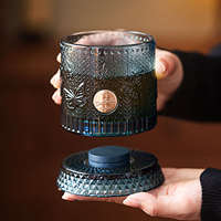 Verre rotatif de luxe en cristal de 245 ml (9 oz) pour bière, vin rouge, whisky, eau