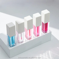 Gloss repulpant pour les lèvres à changement de couleur, teinte rose, effet repulpant magique, brillance intense, transparent, longue tenue, hydratant, huile repulpante pour les lèvres