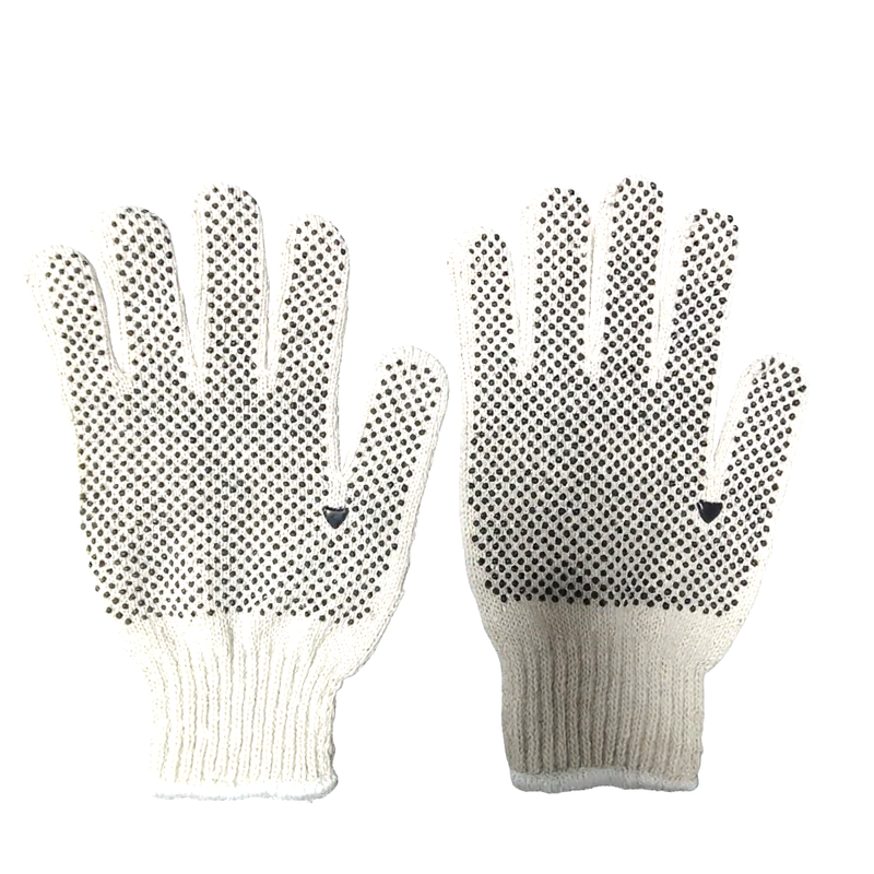 High Quality White Cotton Knitted Black