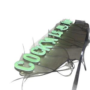 Letras Luminosas Transfronterizas de Acero Inoxidable y Acrílico Esmerilado, Personalizadas, Creativas, para Exhibición Estática en Interiores, Modelo D208 - Product Image 5