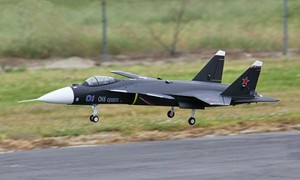 เครื่องบินบังคับวิทยุ Rc Plane Rts Su47rxr เครื่องบินบังคับวิทยุ Super <span class=keywords><strong>Sukhoi</strong></span> รัสเซีย รุ่นคู่ Su47 เครื่องบินรบแบบ Edf Jet พร้อมมอเตอร์ไร้แปรงถ่าน พร้อมรีโมทคอนโทรล - Product Image 3