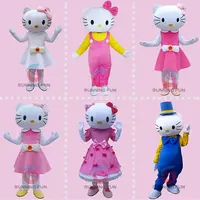 Hello Kitty Mascot Costume Party Character Birthday Halloween