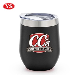 Classico Tumbler in Metallo a Doppia Parete da 12 Once per <span class=keywords><strong>Caffè</strong></span>, con Coperchio, Finitura Fumé - Product Image 4