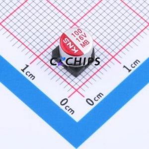 Condensador Sólido SMD 118EC220, D6.3xL5.9mm (Capacitancia: 100uF) (Precisión: 20%) (Voltaje Nominal: 16V) - Product Image 1