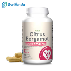 Complément de Bergamote Citrique 500mg 120 Capsules Végétales Soutien Antioxydant pour la Santé Cardiovasculaire et Métabolique - Product Image 1