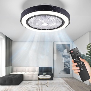 2024 New 3 Màu Sắc Quạt Trần Với Đèn Và Điều Khiển Từ Xa Với 7 Abs Lưỡi Vô Hình Quạt Trần Cho Phòng Khách - Product Image 1