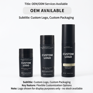 ผลิตภัณฑ์จัดแต่งทรงผม โลโก้สั่งทำ วิกผม เส้นใยสังเคราะห์ เคราตินเพิ่มความหนา ผงสเปรย์เส้นใยผม ใบรับรอง MSDS สำหรับผู้ชายและผู้หญิง - Product Image 3