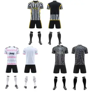 23 24 kits de football pour enfants et jeunes juventuser ensemble complet kit de football équipes maillot de club personnalisé uniformes chemise