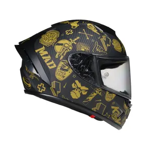Cascos de moto de cara completa para mujer, cascos de moto de cara abierta, precio barato