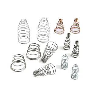 OEM springs supplier spiral spring auto conical 304 stainless steel cylindrical flat wire coils compression spring