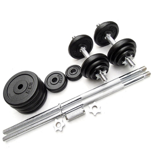 Kits d'<span class=keywords><strong>Haltères</strong></span> et Barres de Musculation Ajustables en Acier et Caoutchouc de 15 kg à 50 kg pour Équipement de Fitness – Ensemble Complet - Product Image 6