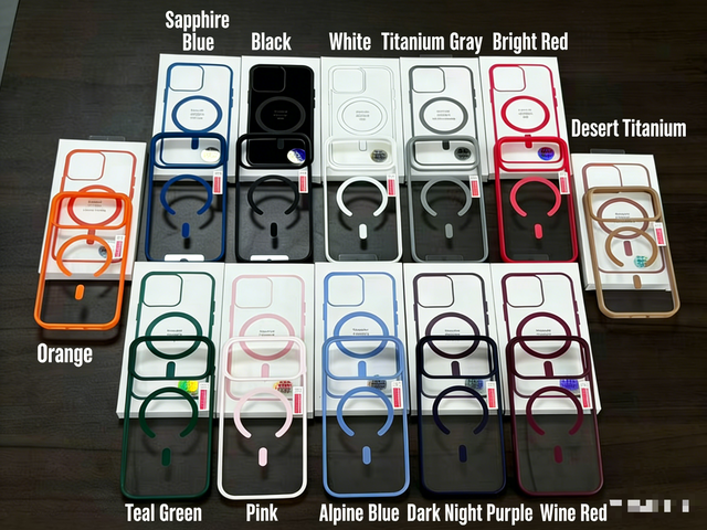 Premium Colorful TPU+PC Magnetic Case for All Smartphones, 360° Protection
