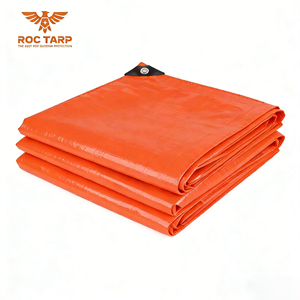 Bâche en PE <span class=keywords><strong>imperméable</strong></span> de qualité supérieure, bâche en polyéthylène robuste pour extérieur, pour couvrir les camions et les voitures - Product Image 5