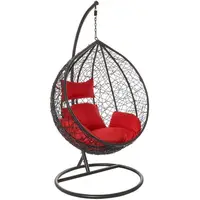 Modern Double Egg Chairs, Outdoor Hanging Cushion