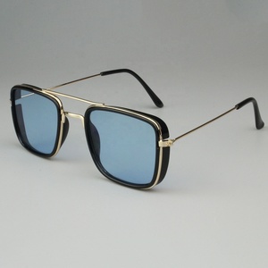 2025 nouveau UV400 gothique Double pont carré métal Steampunk Designer nuances haute qualité marque personnalisée lunettes mode <span class=keywords><strong>Sungl</strong></span> - Product Image 5