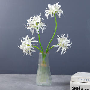 Fleurs <span class=keywords><strong>Higanbana</strong></span> artificielles de haute qualité en plusieurs couleurs réalistes pour la décoration murale du Nouvel An de la remise des diplômes de Noël en gros - Product Image 4
