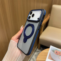 Étui magnétique pour téléphone Africa Transsion pour Infinix Hot 50 Pro+/50i/Note 50X/50 Pro/Smart 9, support d'anneau transparent en acrylique
