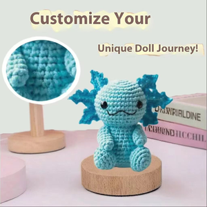 Kit de crochet Amigurumi <span class=keywords><strong>Salamandre</strong></span> <span class=keywords><strong>bleue</strong></span>, décoration d'intérieur DIY, cadeaux, jouets mignons, fait main, kit de crochet animal en peluche <span class=keywords><strong>Salamandre</strong></span> - Product Image 5