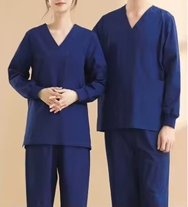ชุดยูนิฟอร์มพยาบาลคอวี ผ้าทอ แบบ unisex ดีไซน์สวยงาม ระบายอากาศได้ดี เป็นมิตรกับสิ่งแวดล้อม หรูหราเบาๆ สวมใส่สบาย เนื้อผ้านุ่ม - Product Image 5