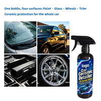 Spray Hidrofóbico para Plásticos de Autos y Motocicletas - Revestimiento Cerámico Líquido Nano, Pulido sin Agua, Brillo Protector, Cera para Autos con Duración de 3 Años