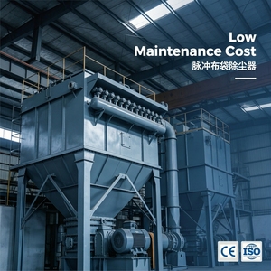 Système <span class=keywords><strong>de</strong></span> filtration à sacs industriel à jet pulsé résistant à la chaleur pour les gaz d'échappement des fours <span class=keywords><strong>de</strong></span> fusion et <span class=keywords><strong>de</strong></span> coulée - Product Image 1
