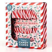 Bleu et blanc petites cannes de bonbon sucette vert et blanc décorations de noël rose