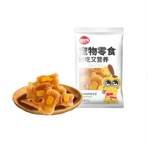 Nhanh chóng vận chuyển bán buôn nhà sản xuất 90 gam Dog Snack nhồi với gà lát mọc răng Stick Pet Dog Snack thực phẩm