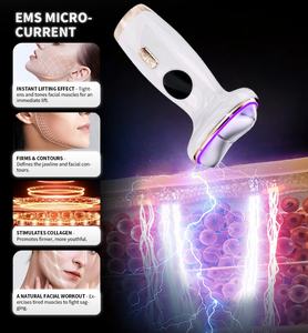 Nieuw product 7-in-1 warm & koud gezichtsmassage-apparaat multifunctioneel gezichtsverzorgingsapparaat nek liftend apparaat voor thuisgebruik - Product Image 3