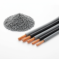 Granulés de PVC souple à haute élasticité résistants à l'abrasion, composé de résine PVC pour l'extrusion de gaine de câbles et fils