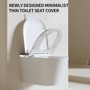 Toilettes intelligentes sans rebord, siphon mural en P, <span class=keywords><strong>WC</strong></span> <span class=keywords><strong>suspendu</strong></span>, toilettes intelligentes suspendues au mur - Product Image 5