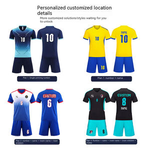 2025 Fußball Trikot Shirt Blank 100% Polyester Fußball Trikot Custom Fußball Anzug Sublimation Fußball Shirts Atmungsaktives Netz - Product Image 4