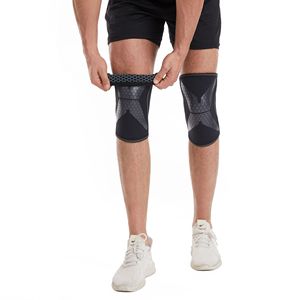 ที่รัดเข่าเล่นกีฬากลางแจ้งซิลิโคนรวงผึ้งป้องกันลื่นวิ่งปีนเขายกน้ำหนัก - Product Image 2