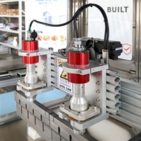 Cortadora de Pasteles Ultrasónica Automática para Panadería, Equipo de Corte de Porciones de Alimentos para Línea de Producción de Postres