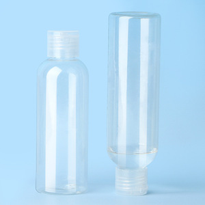 Nueva llegada vacía 5ml 10ml 20ml 30ml 50ml 60ml 80ml 100mL 120ml 150ml 200ml 250mL PET Squeeze botella de plástico transparente con tapa abatible - Product Image 2