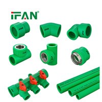 Raccords de plomberie en laiton PPR haute performance IFAN, durables, 20-125 mm, raccords de tuyaux d'eau PPR