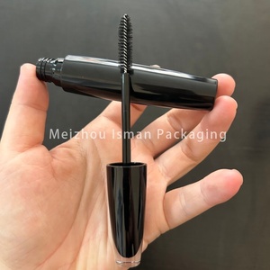 Tube de gloss à lèvres transparent en forme de cône unique ISMAN, 4 ml, 16 ml, flacon de mascara rouge à parois épaisses, conteneur cosmétique en cristal, logo personnalisé - Product Image 3