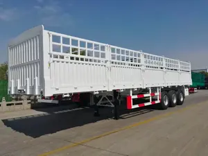 Remorque semi-camion de clôture, nouvelle remorque pour camion de transport de patte de bétail à vendre