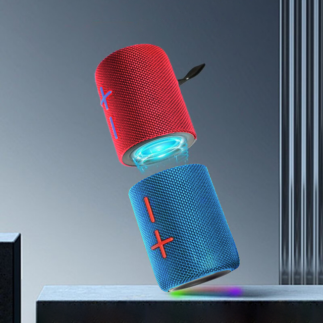 2-in-1 Magnetic Split Speaker 10W Powerful Sound TWS Connectivity Dynamic RGB Lights IPX5 Waterproof