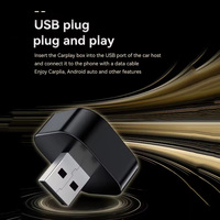 Adaptador Inalámbrico Portátil para Carplay con Compatibilidad Universal con Android Auto y para Apple Car Play, Dongle Smart Box