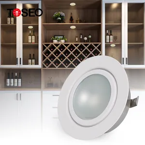 New Mô hình nhà bếp chiếu sáng Kit trắng LED dưới ánh sáng Tủ 3 Wát lõm mini LED đồ nội thất ánh sáng