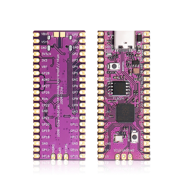 Raspberry Pi Pico Boot Board RP2040 Dual-Core 264KB ARM and 16MB Flash Low-Power Microcomputers