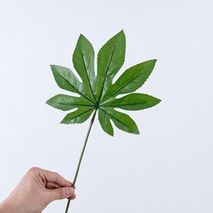 Plante artificielle CallaFloral Monstera en PVC brillant, branche unique, décoration intérieure, verdure pour mariage - Product Image 2