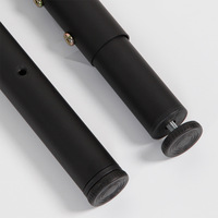 Supports de table télescopiques réglables en acier au carbone, sans perçage, à fixation par pince, pour bureau d'ordinateur, pieds en fer